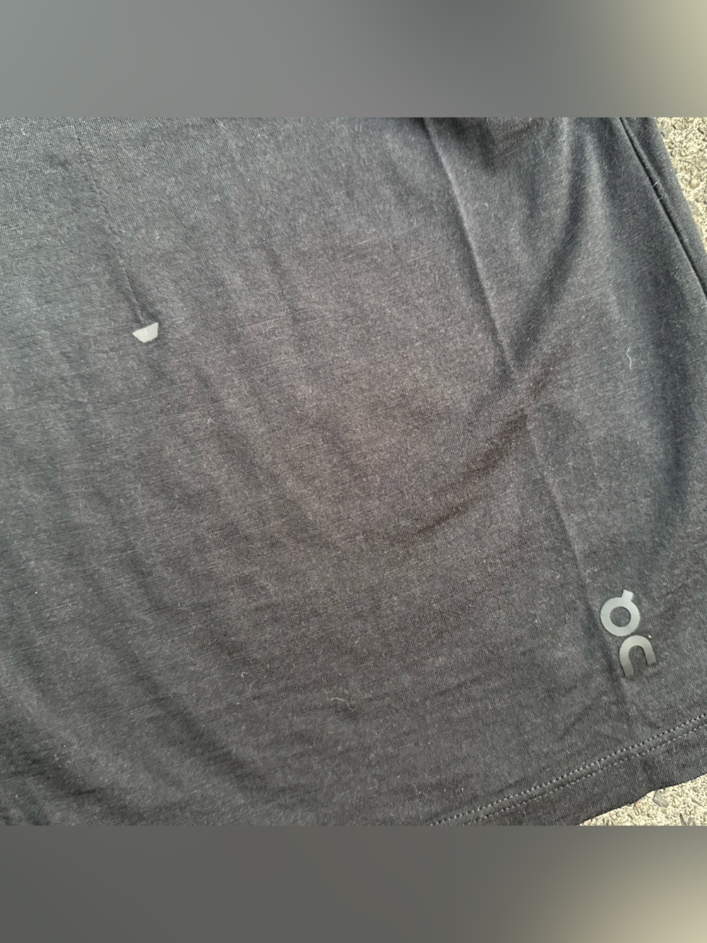 ON Running Merino-T Performance Tshirt Wool Wicking Women M Black Breathable Gym - Picture 5 of 5